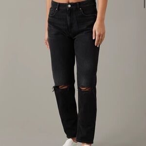 American eagle black strigid jeans